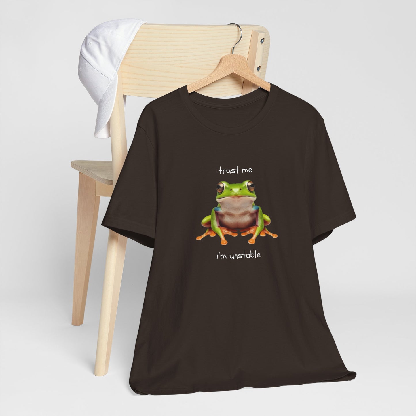 Trust Me, I'm Unstable Tree Frog - T-Shirt | Pets and Animals | Roly Poly Print