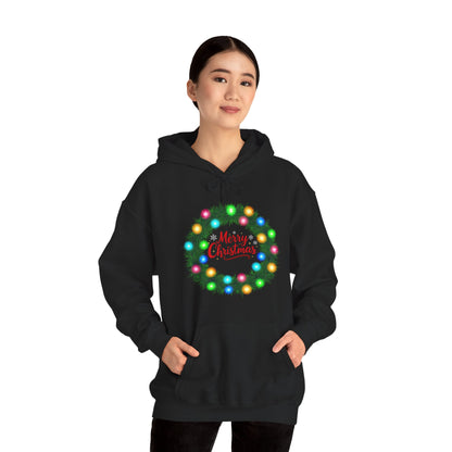 Merry Christmas Wreath - Christmas Hoodie | Holiday | Roly Poly Print